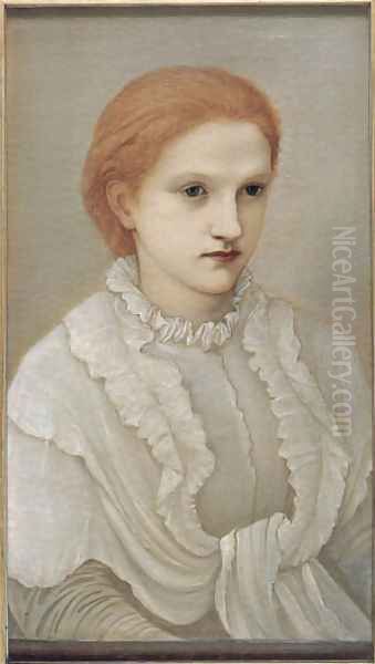 Lady Francis Balfour 2 Oil Painting by Sir Edward Coley Burne-Jones