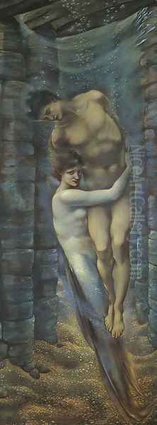 The Depths Oil Painting by Sir Edward Coley Burne-Jones