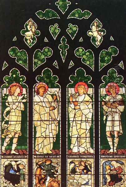 The Vyner memorial window Oil Painting by Sir Edward Coley Burne-Jones