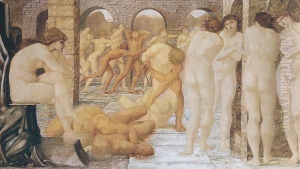 Venus Discordia Oil Painting by Sir Edward Coley Burne-Jones