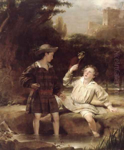 Auld Lang Syne Oil Painting by Sir John Watson-Gordon