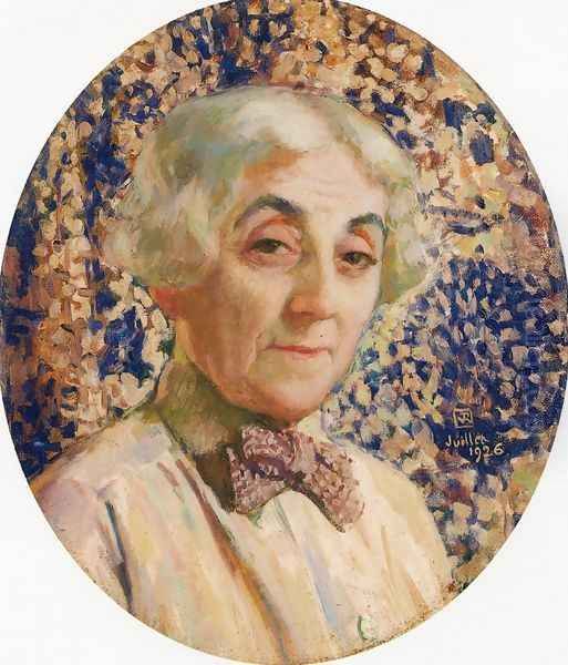 Portrait of Maria van Rysselberghe I Oil Painting by Theo van Rysselberghe