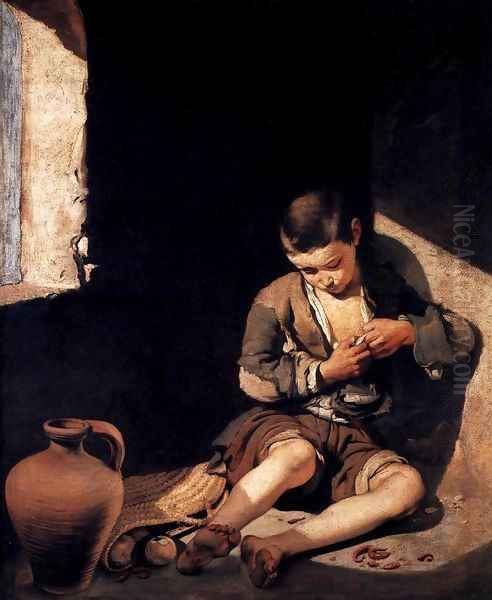 The Young Beggar Oil Painting by Bartolome Esteban Murillo