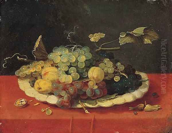 Still Life Of Fruit Oil Painting by Cornelis De Heem