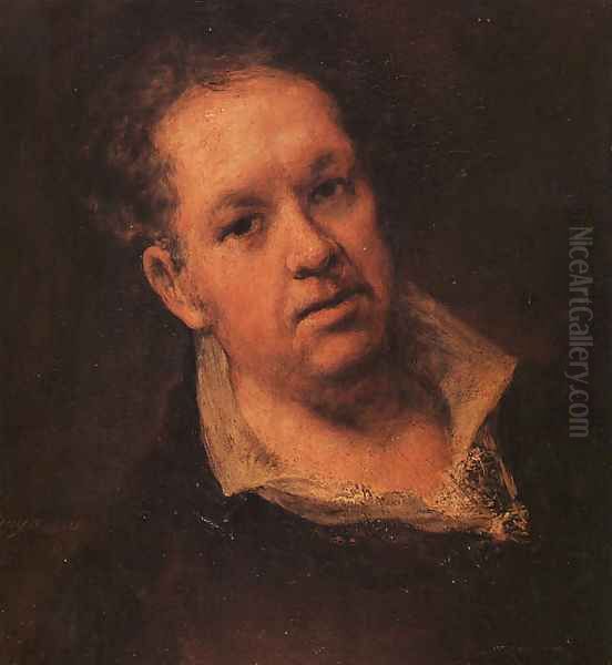 Self Portrait Oil Painting by Francisco De Goya y Lucientes