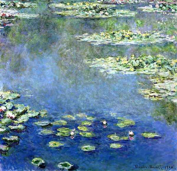 Water Lilies Oil Painting by Claude Oscar Monet