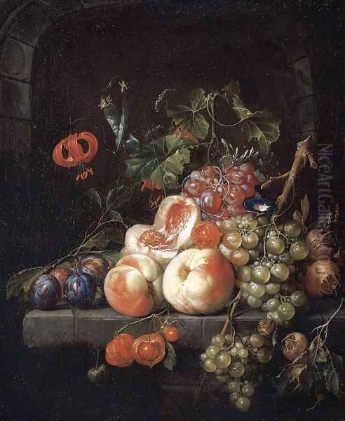 Still-Life of Fruit 2 Oil Painting by Cornelis De Heem