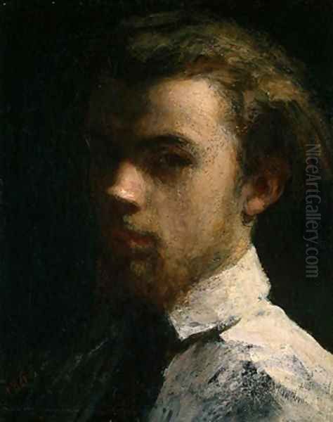 Self-Portrait Oil Painting by Ignace Henri Jean Fantin-Latour