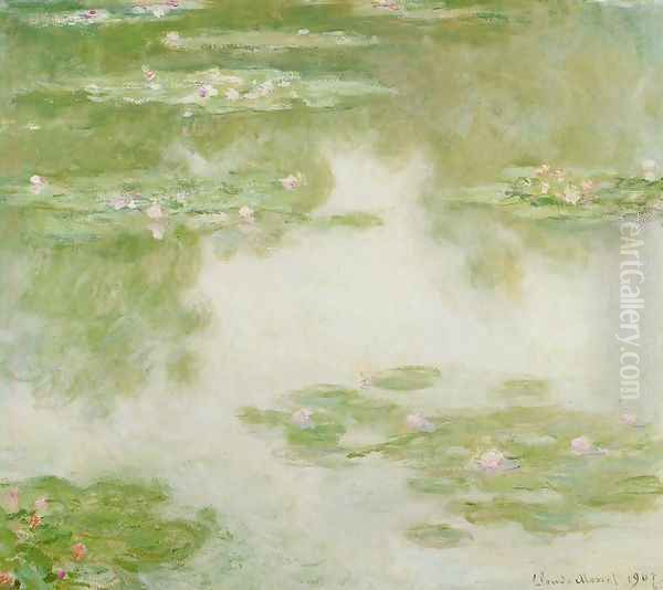 Water-Lilies 3 Oil Painting by Claude Oscar Monet