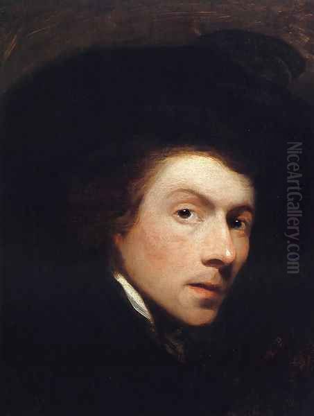 Self Portrait Oil Painting by Gilbert Stuart