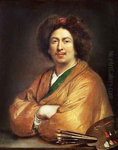 Self Portrait Oil Painting by Pierre Mignard