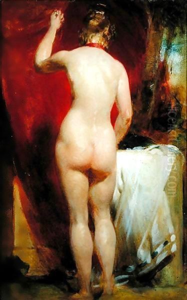 Study of a Female Nude 2 Oil Painting by William Etty