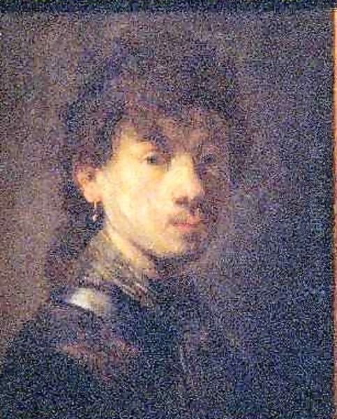 Self Portrait 3 Oil Painting by Rembrandt Van Rijn