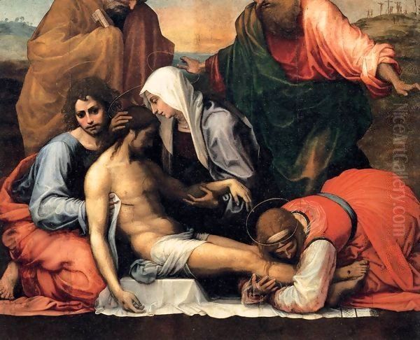 Lamentation Oil Painting by Fra Bartolomeo