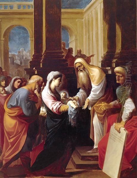 Presentation in the Temple Oil Painting by Lodovico Carracci