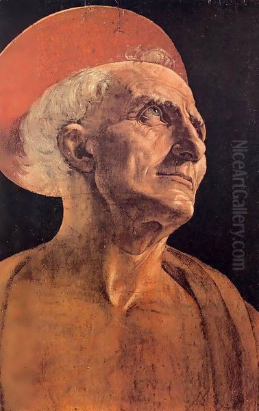 St Jerome Oil Painting by Andrea Del Verrocchio