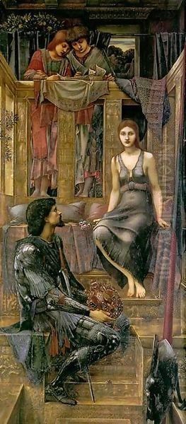 Unknown Painting Name Oil Painting by Sir Edward Coley Burne-Jones