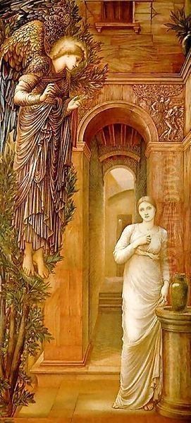 Unknown Painting Name 2 Oil Painting by Sir Edward Coley Burne-Jones