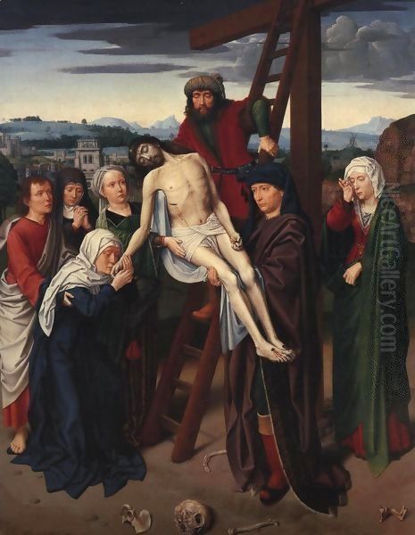 The Deposition 001 1510-1515 Oil Painting by Gerard David