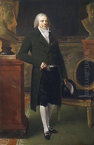 Charles Maurice de Talleyrand Pigord Oil Painting by Pal Mihaltz