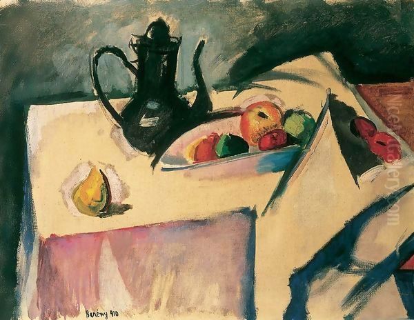 Fruit Still life 1910 Oil Painting by Paul Brill