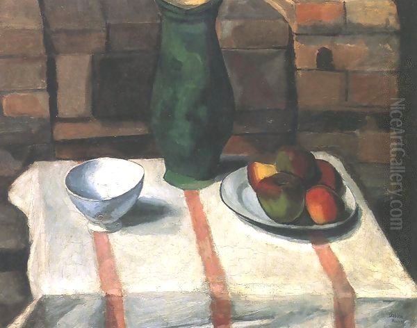 Still Life 1911 Oil Painting by Miksa Roth