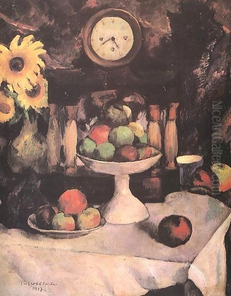 Still life 1917 Oil Painting by Tibor Duray