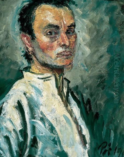 Portrait of a Man 1912 Oil Painting by Bela Onodi