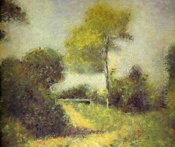 Landscape 1882 Oil Painting by Georges Seurat