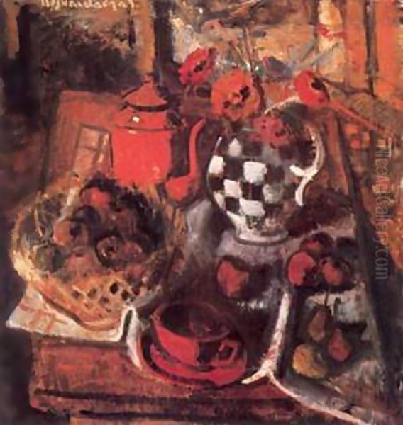 Red Still-life 1956 Oil Painting by Karl Briullov