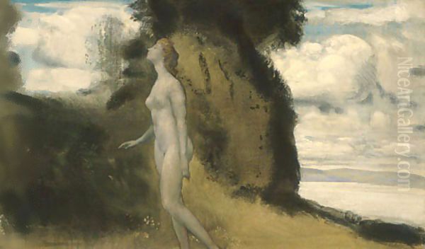 A Measure of Dreams ca 1908 Oil Painting by Arthur Bowen Davies