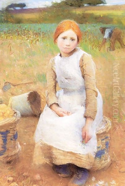 Little Rose 1889 Oil Painting by Sandor Nagy