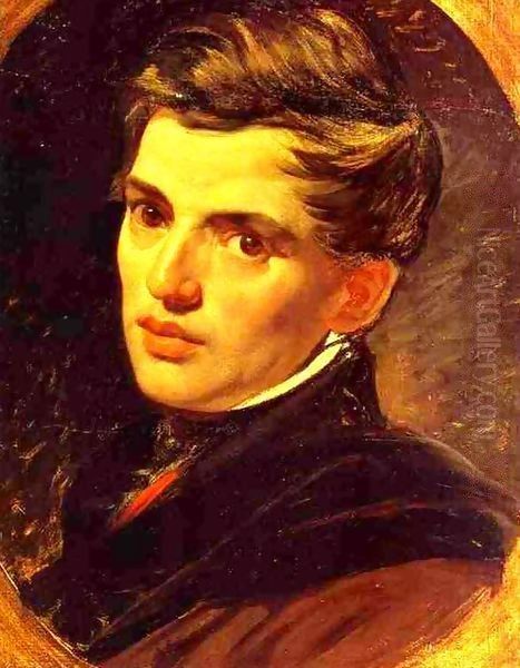 Portrait of Alexander Bruloff 1823 1827 Oil Painting by Julia Vajda