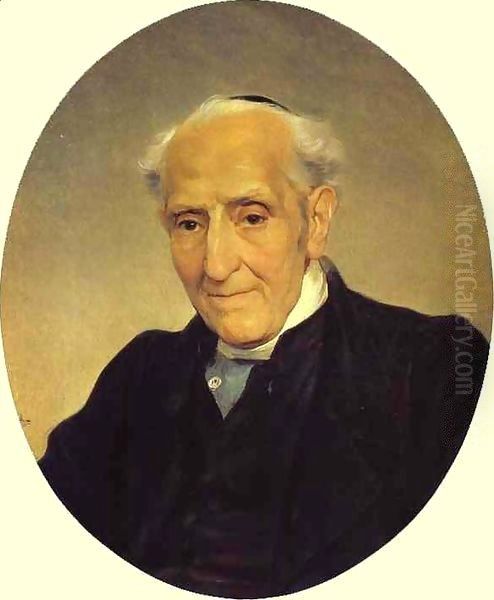 Portrait of Archbishop Giuseppe Capecalatro Oil Painting by Jules-Elie Delaunay