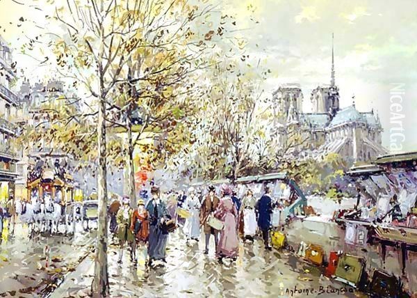 Notre Dame2 Oil Painting by Agost Benkhard