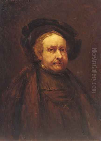 Self-portrait 8 Oil Painting by Rembrandt Van Rijn