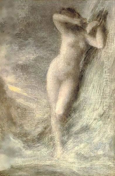 Andromede Oil Painting by Ignace Henri Jean Fantin-Latour