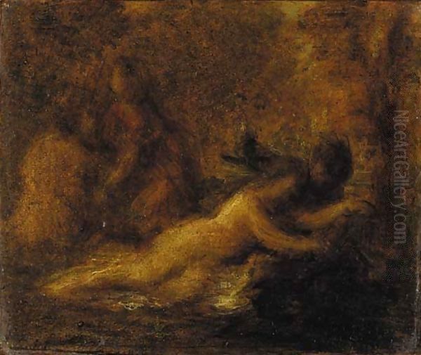 Tannhauser et Venus (Bacchanale) Oil Painting by Ignace Henri Jean Fantin-Latour