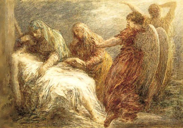 La deposition de croix Oil Painting by Ignace Henri Jean Fantin-Latour