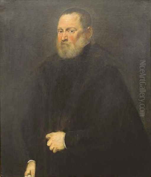 Portrait of a man Oil Painting by Jacopo Tintoretto (Robusti)