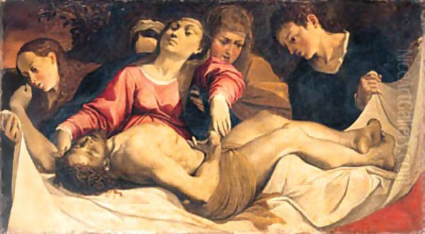 The Pieta Oil Painting by Lodovico Carracci