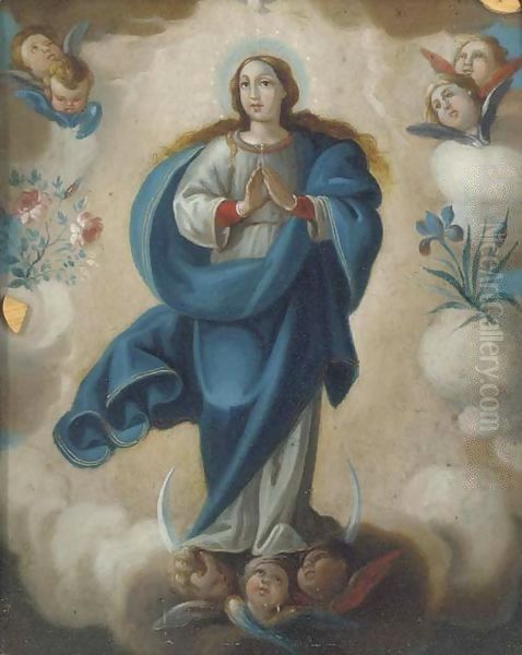 The Immaculate Conception 2 Oil Painting by Bartolome Esteban Murillo