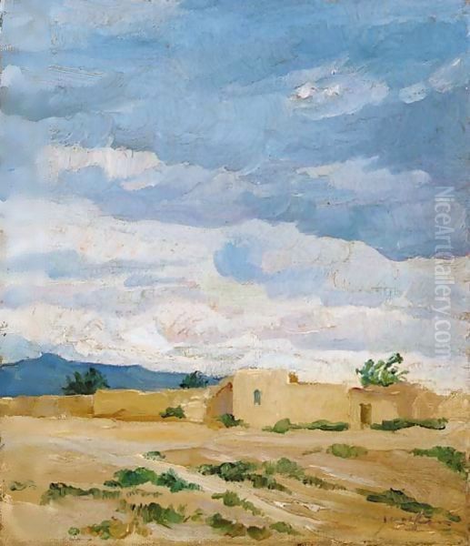 Before the Storm Oil Painting by Walter Ufer