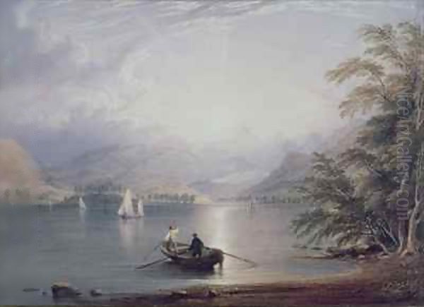 Scene in the English Lake District Oil Painting by C. F. Buckley