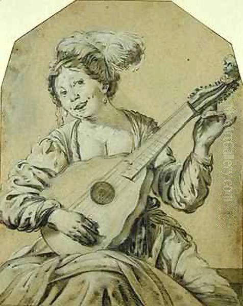 The Lute-Player Oil Painting by Hendrick Ter Brugghen