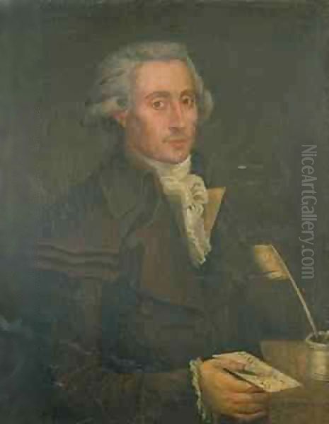 Georges Couthon (1755-94) Oil Painting by Francois Bonneville