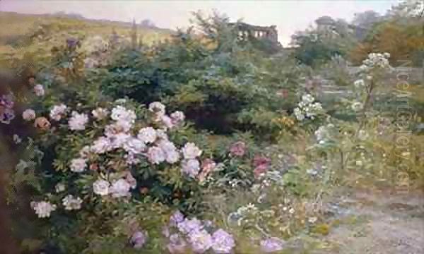 In Full Bloom Oil Painting by Henry Arthur Bonnefoy