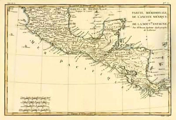 Southern Mexico Oil Painting by Charles Marie Rigobert Bonne