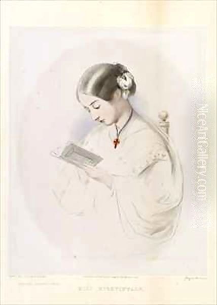 Florence Nightingale Oil Painting by Hilary Bonham-Carter