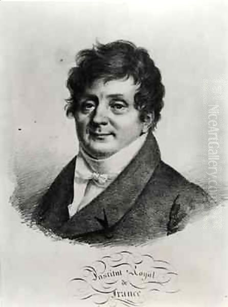 Joseph Fourier (1768-1830) Oil Painting by Julien Leopold Boilly